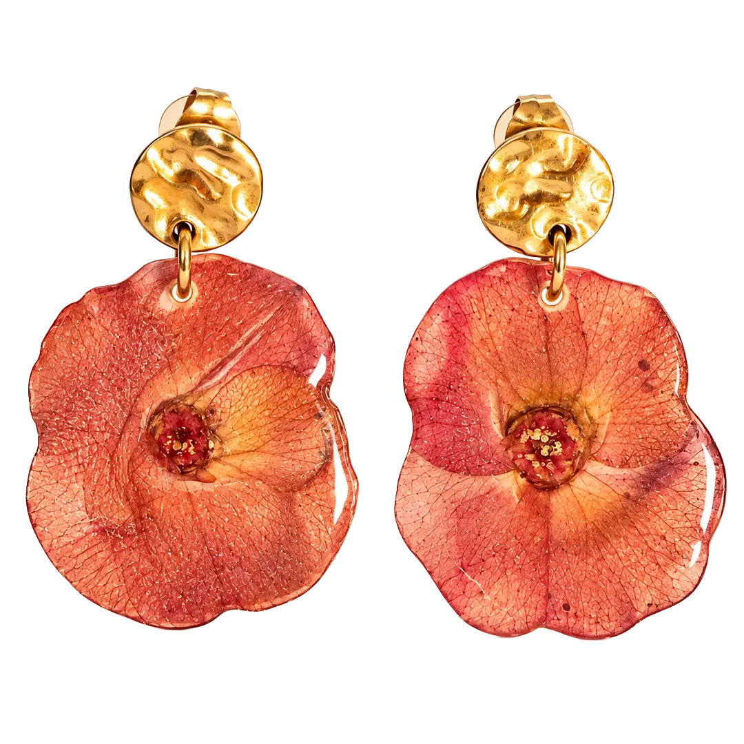 Flor Corona de Cristo Coral