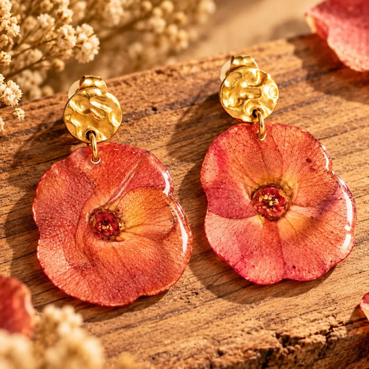 Flor Corona de Cristo Coral