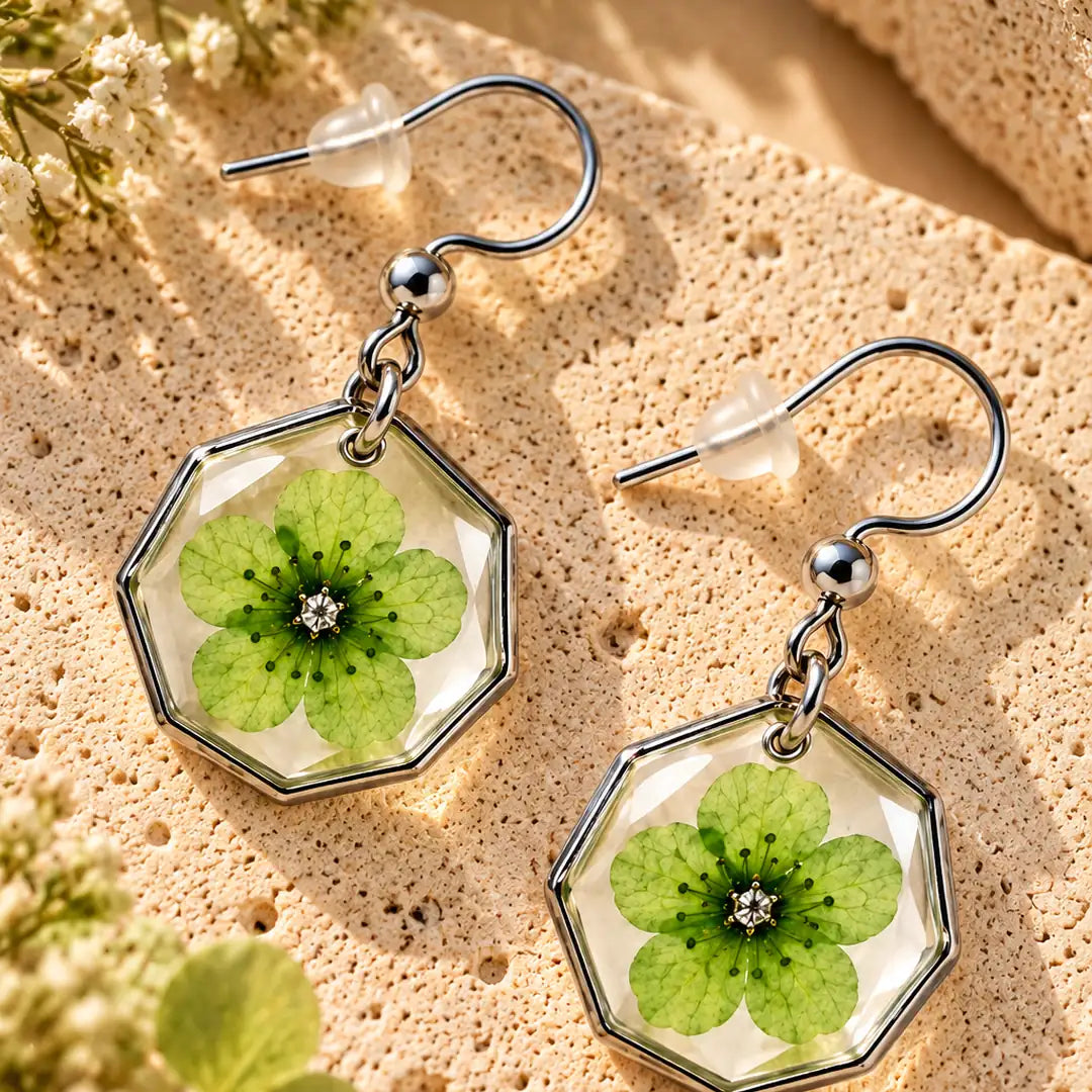Flor de Ciruelo Japonés Verde