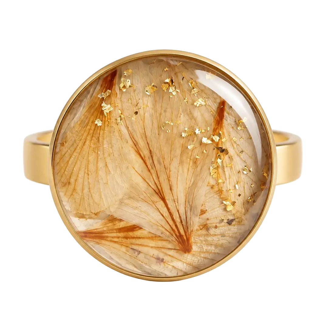 Pétalos Marfil Dorados