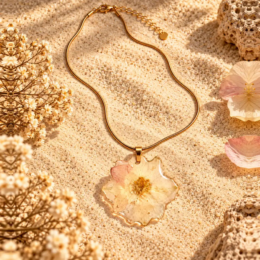 Flor de Encaje Crema
