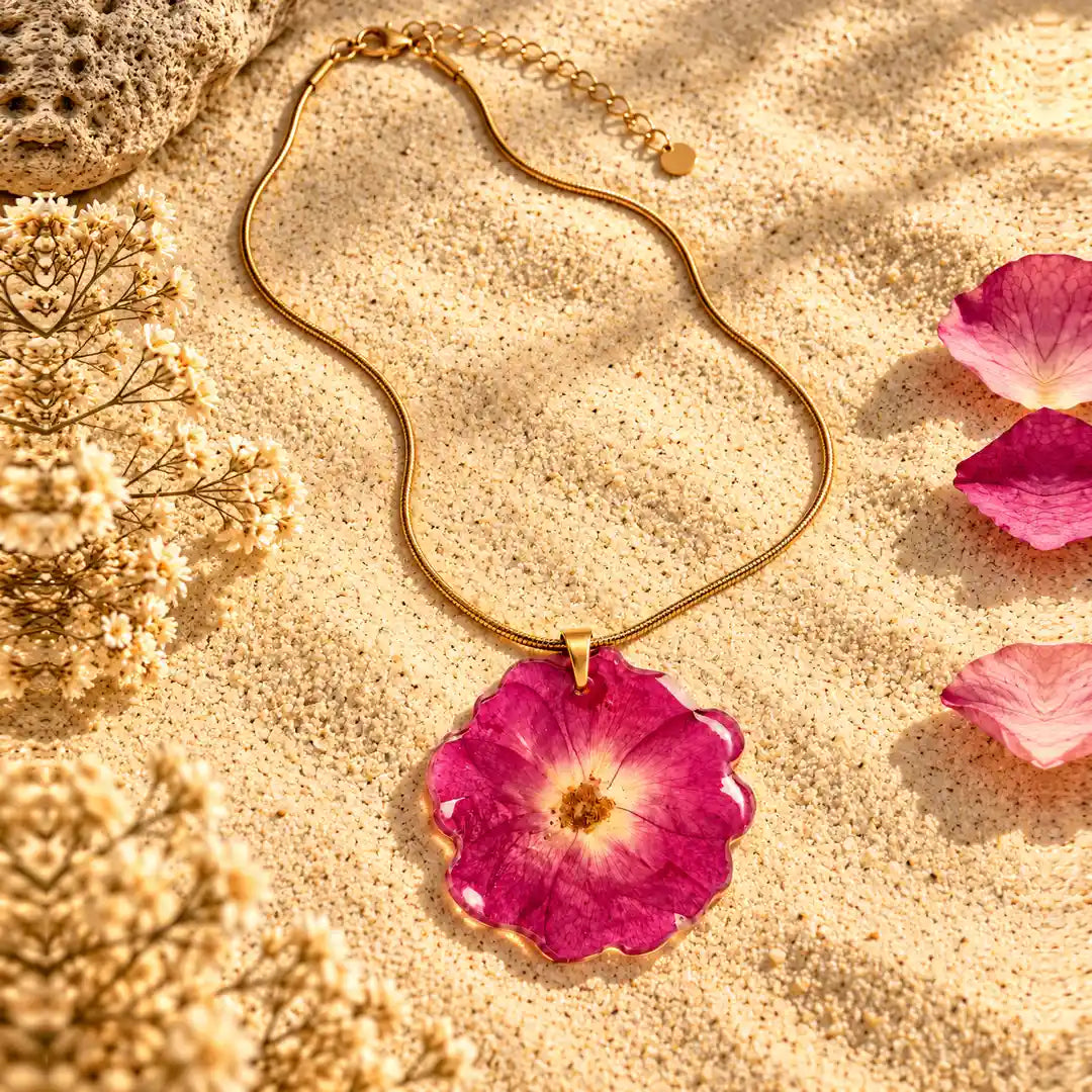 Flor de Encaje Fucsia