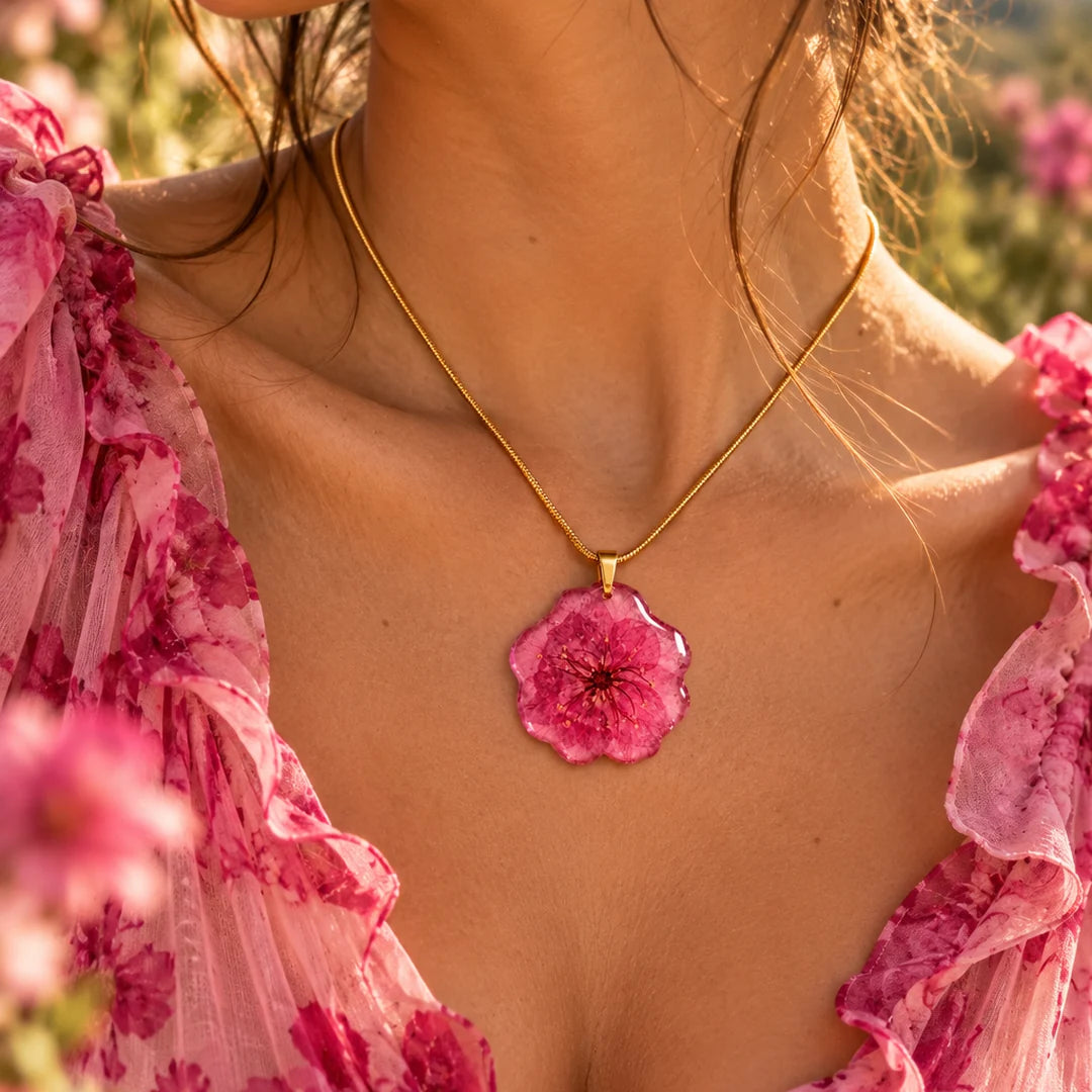 Flor de Encaje Rosa