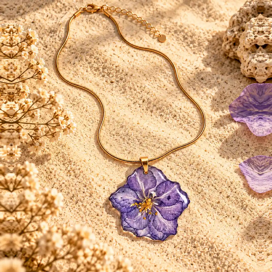 Flor de Encaje Violeta