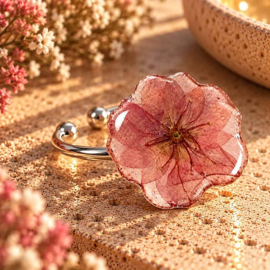 Flor Rosa de Plata