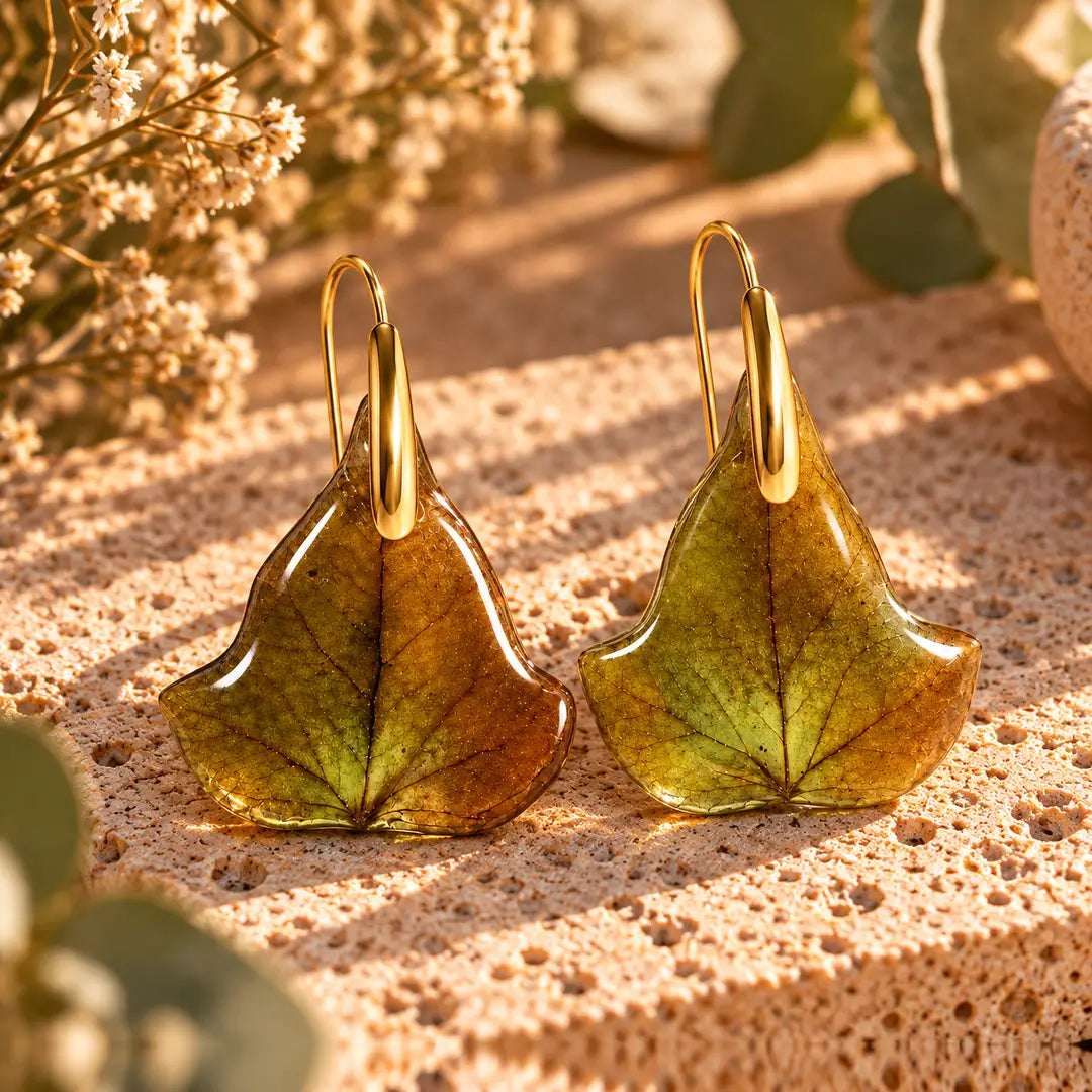 Hoja Gingko Ámbar