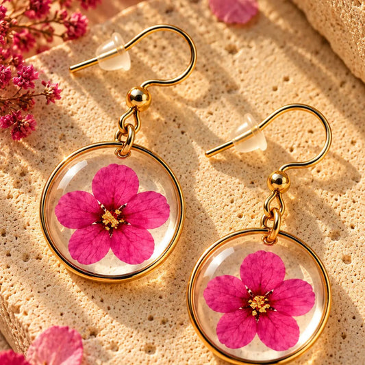 Flor de Ciruelo Japonés Fucsia